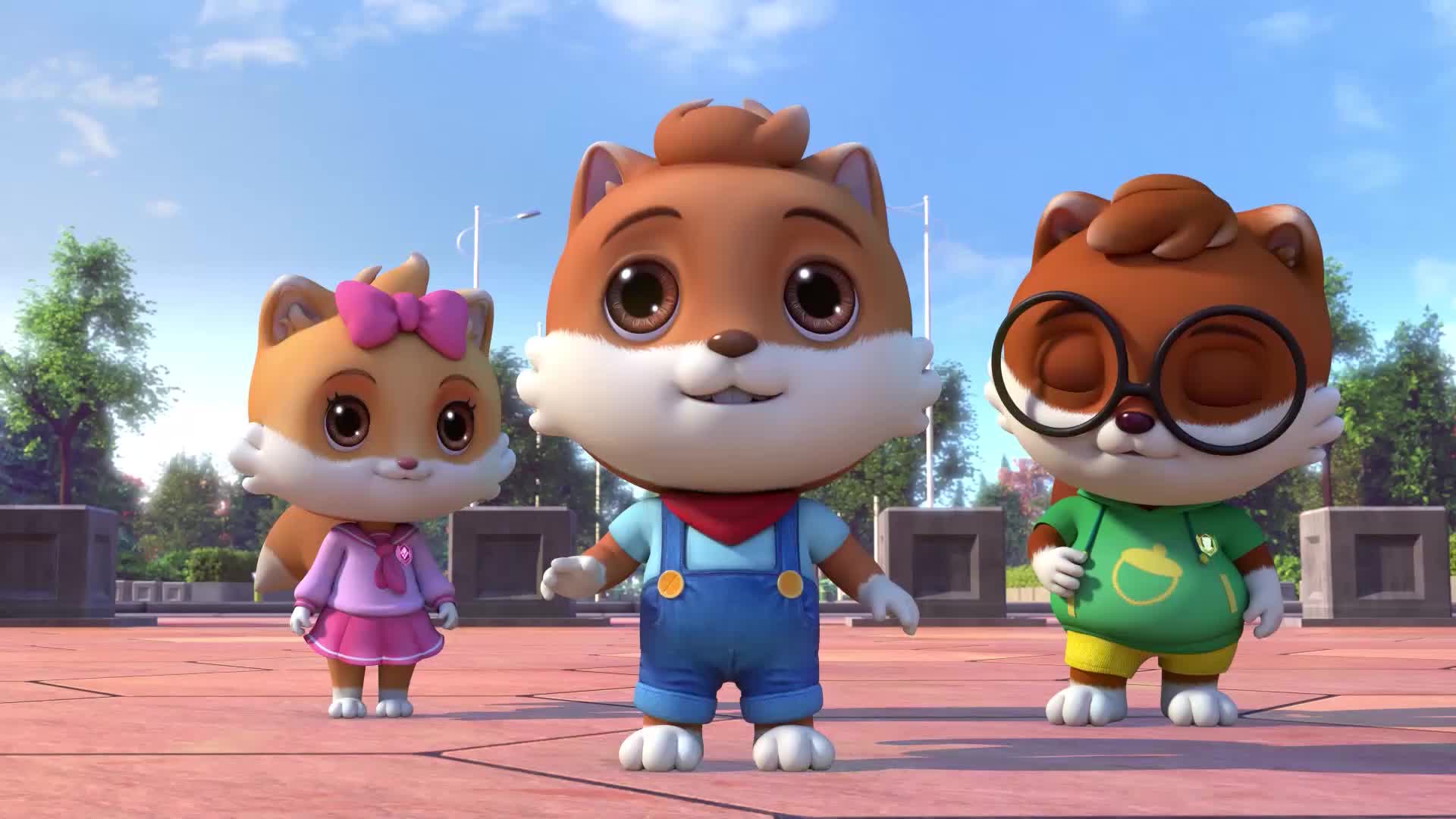 三只松鼠:接到了任务,松鼠侠出动,带着小松鼠一起