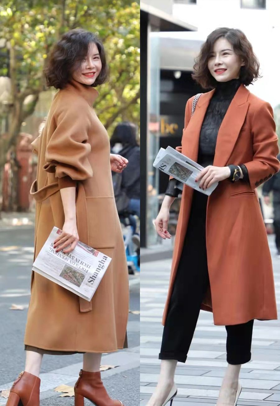 这才是中年女人该有的装扮,洋气卷发好时髦,知性优雅美丽大方|淡妆