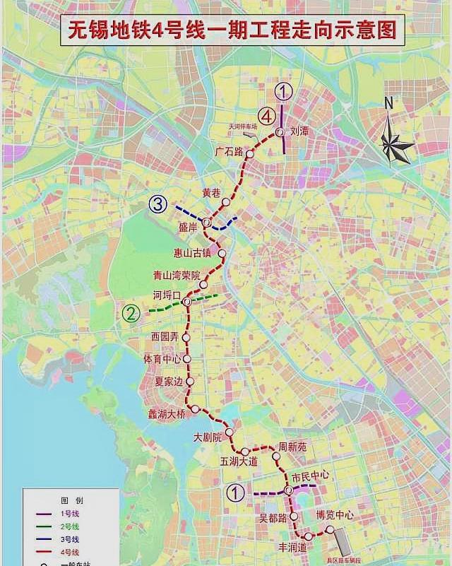 无锡地铁4号线再传好消息,体育中心至夏家边站区间实现双线贯通