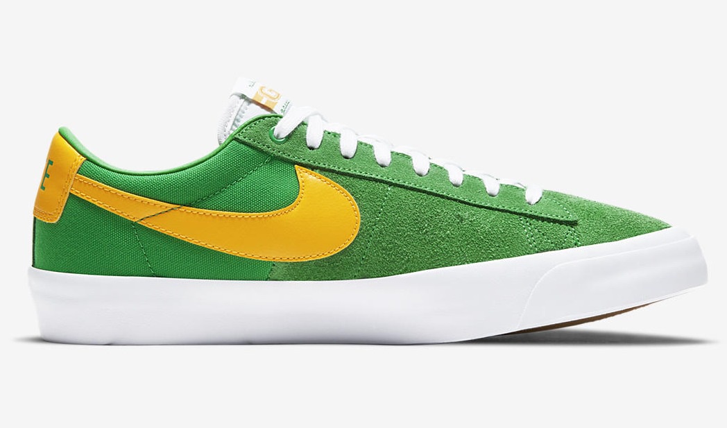 这很巴西,nike sb zoom blazer low pro gt 新配色亮相!