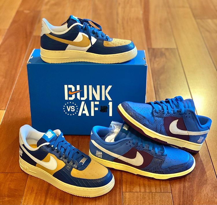 联名第②弹,undefeated x nike af1 & dunk 发售定档!