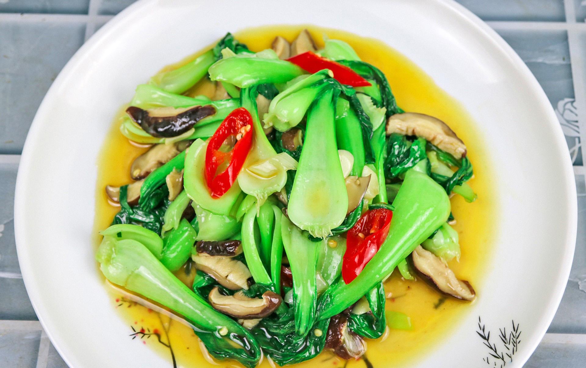 脆嫩入味,营养美味,下酒又下饭|上海青|香菇|营养_新浪新闻