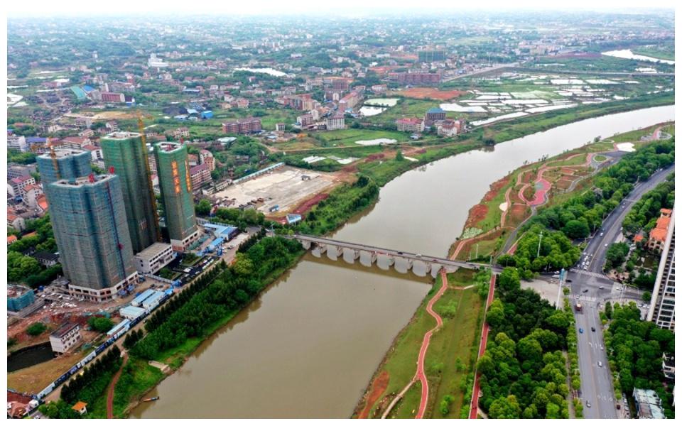东连衡阳市高新技术产业开发区延安路,西连衡阳市蒸湘区呆鹰岭镇珠江