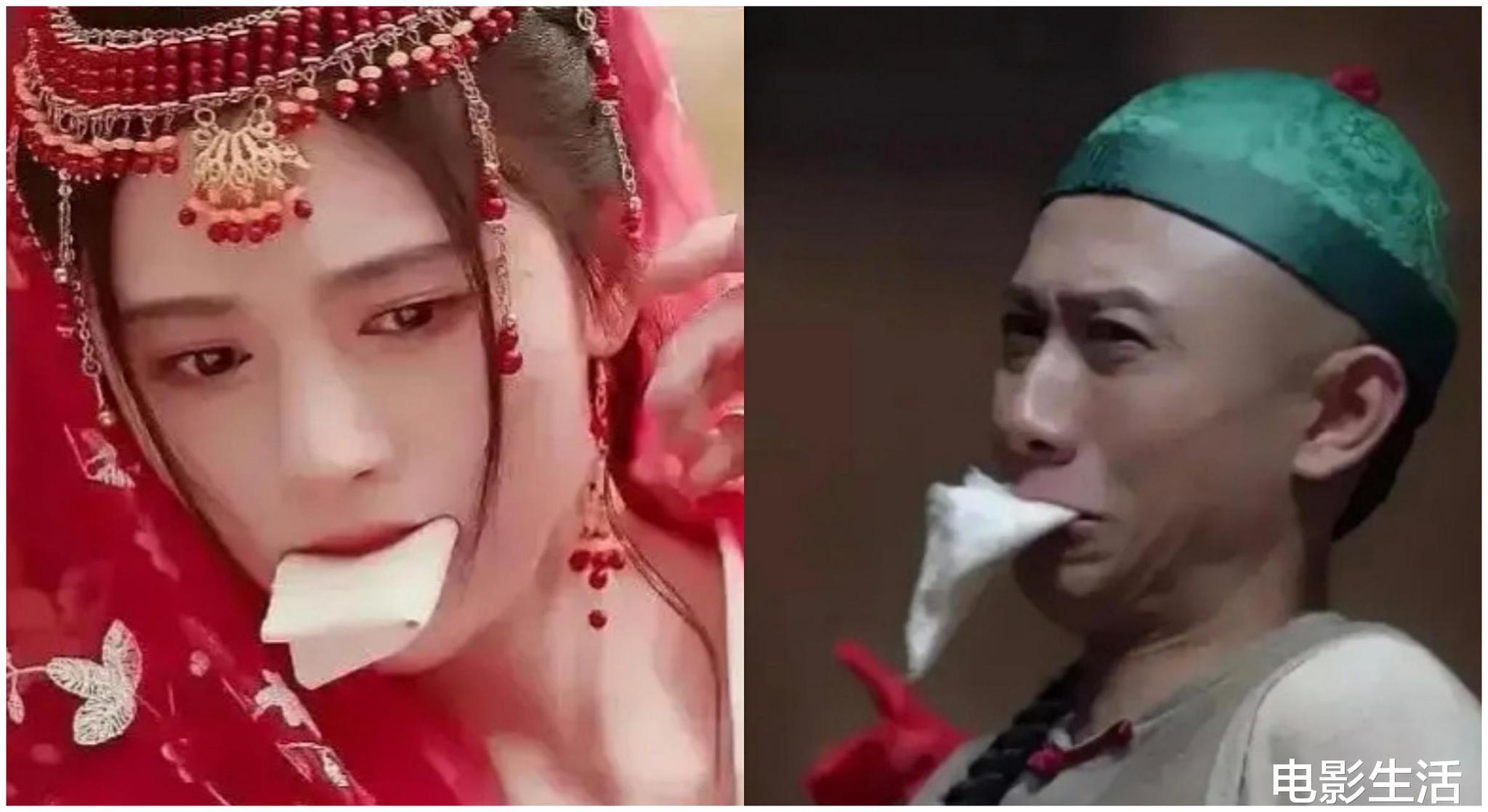 同样是绑架戏,鞠婧祎张一山嘴里的抹布太敷衍,关晓彤堪称教科书