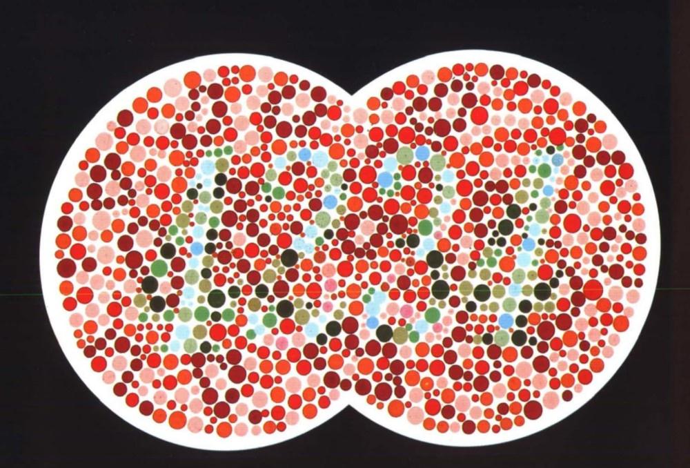 3张图,你能看出来6样才可以,否则你的色觉需要注意了!