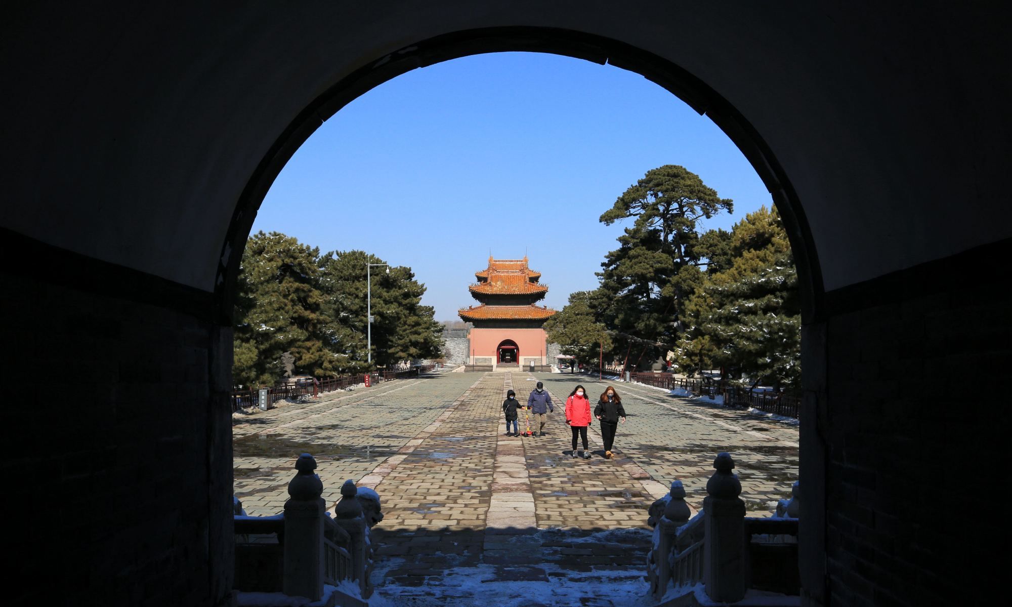 沈阳世遗清昭陵 雪后风光秀丽_高清图集_新浪网