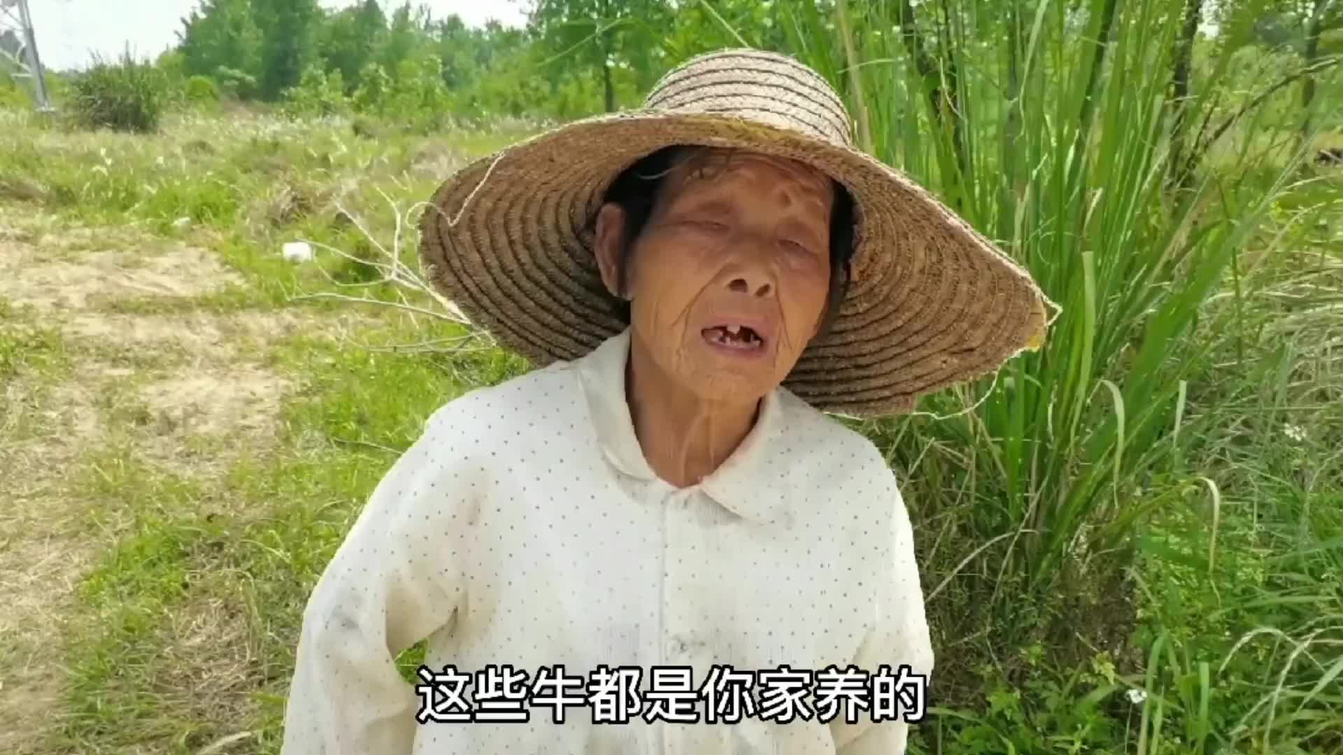当城里退休大妈跳广场舞的时候，看看这位农村老奶奶在干什么？