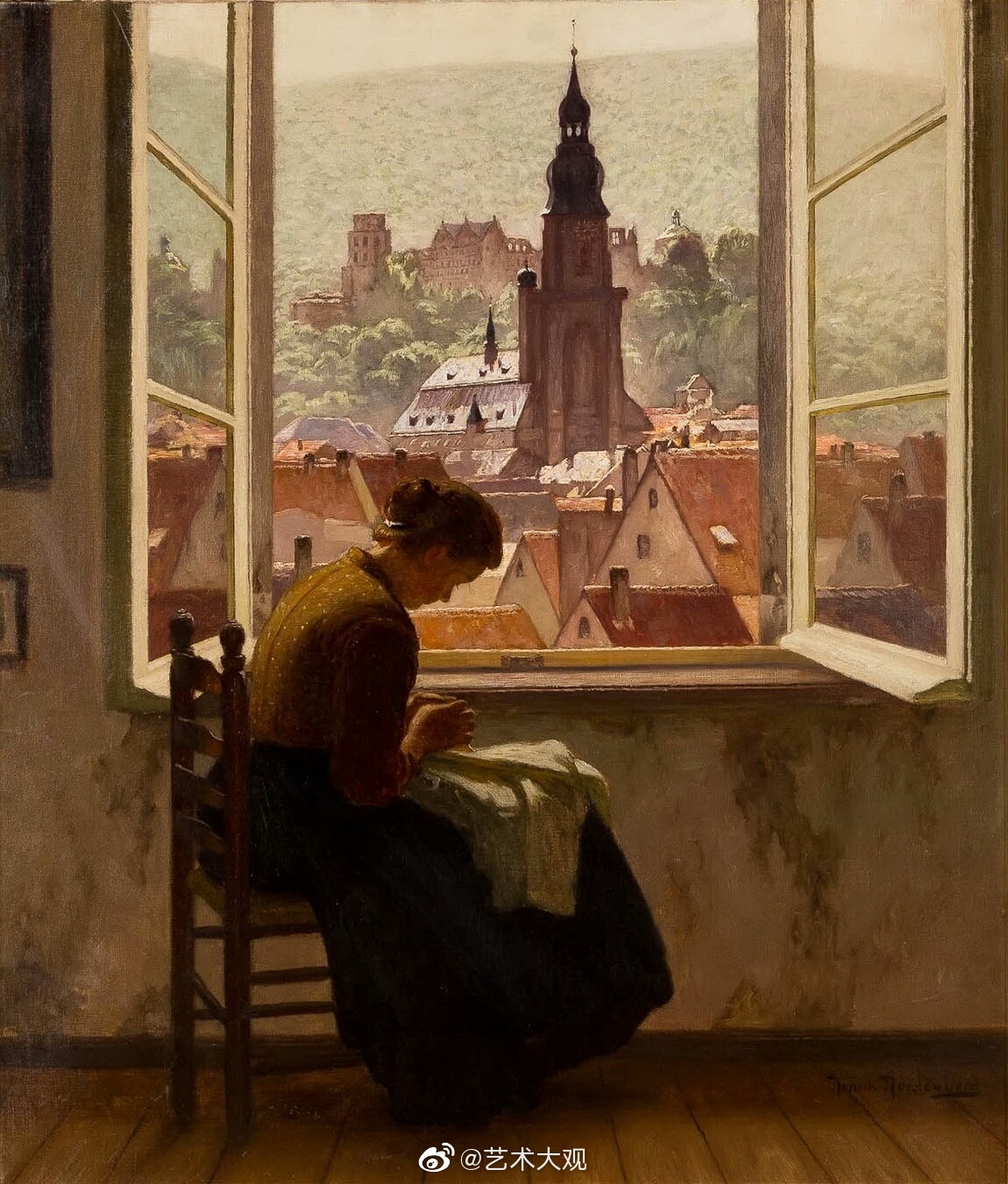 瑞典画家亨里克诺登贝格油画作品欣赏2