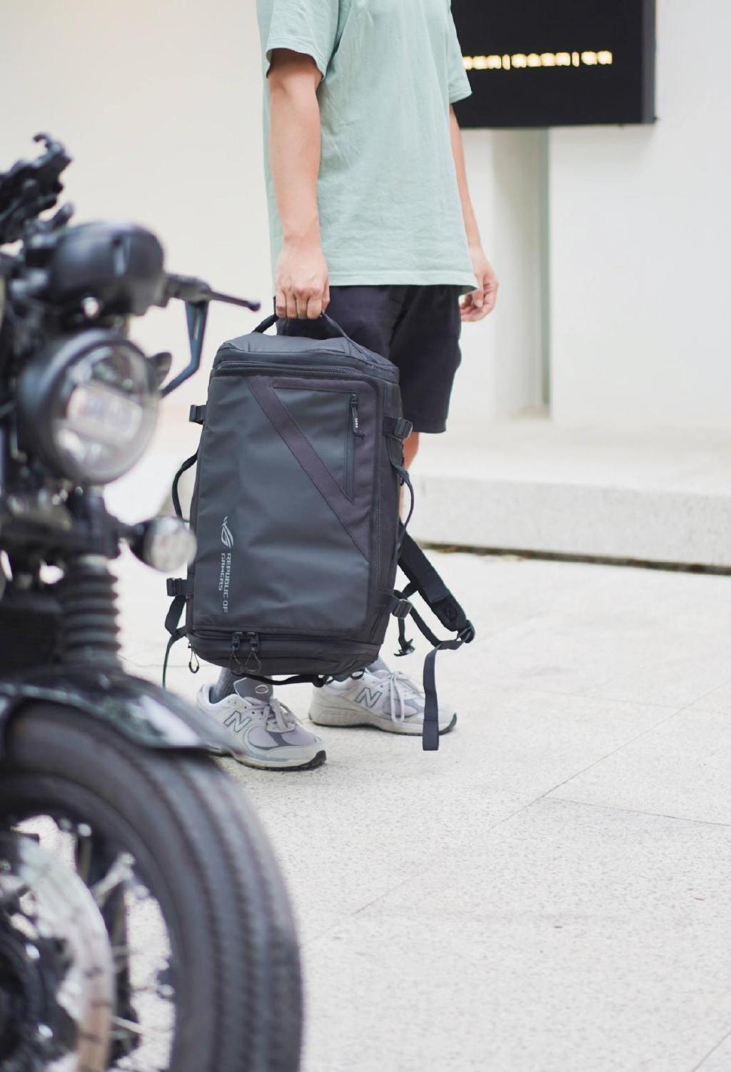 rog探索者多功能双肩背包户外旅行全面之选容量问题不再担忧