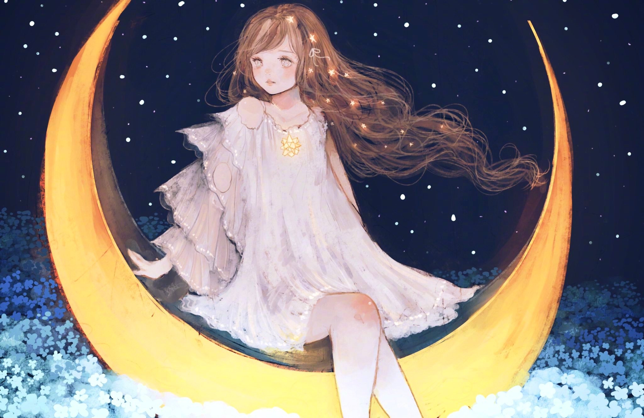 一位神仙太太的作品,画风也太美了,这个质感我真的爱了!