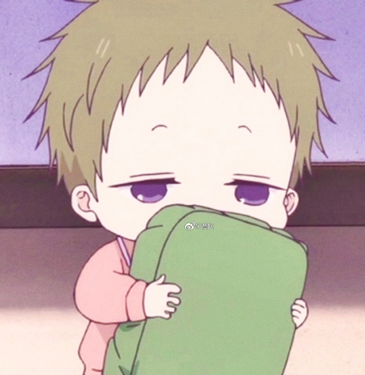 自截动漫头像《学院奶爸》虎太郎也太可爱了