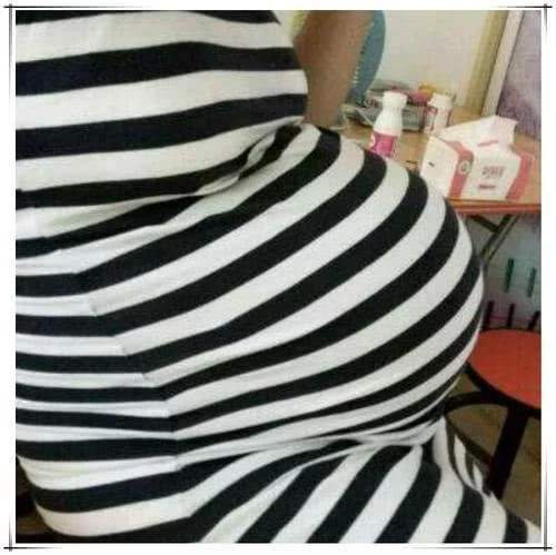 孕妇可观的腹部不是大,而是"独一无二"悬浮肚:再大点容易炸开|肚子