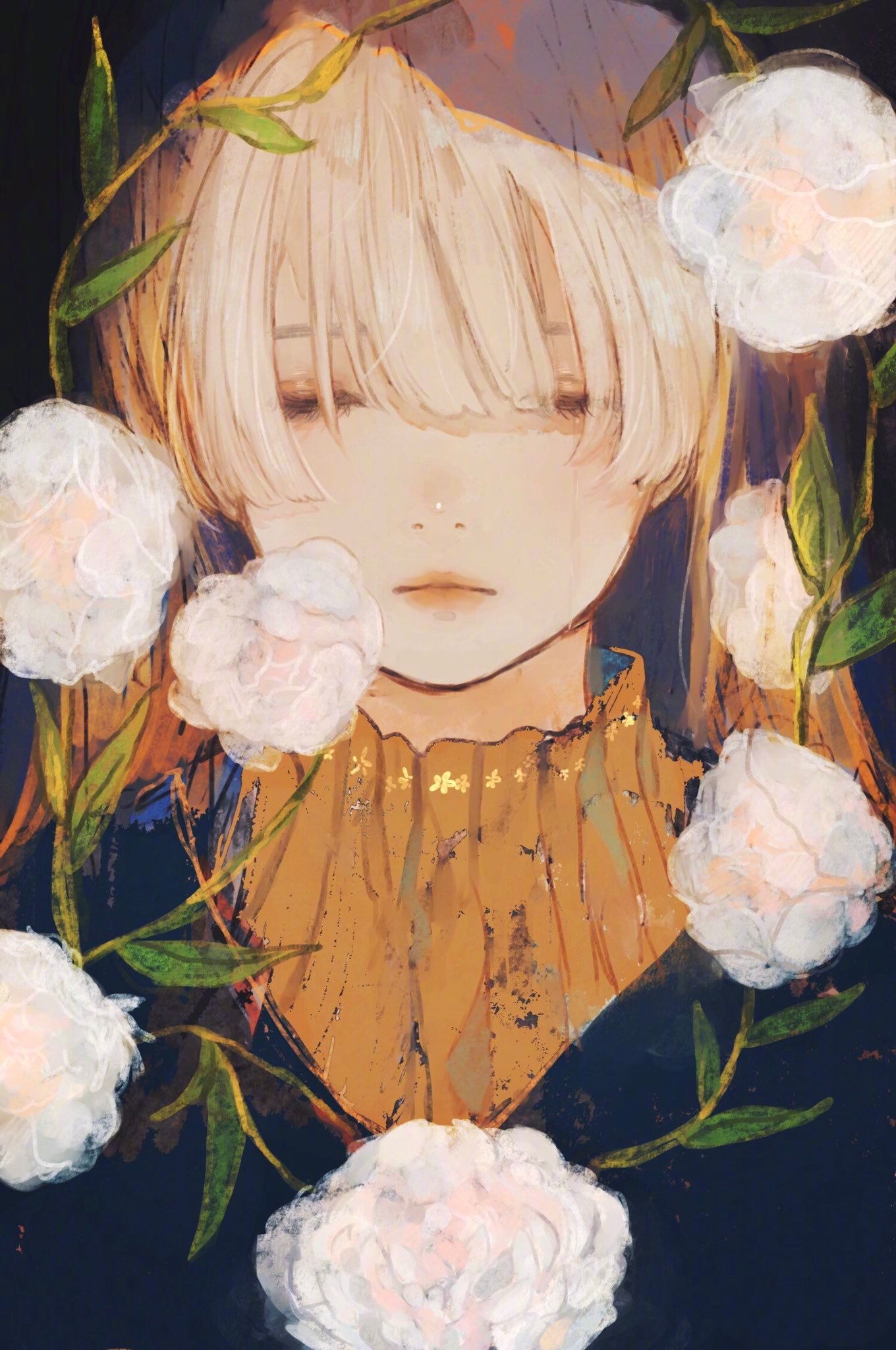 一位神仙太太的作品,画风也太美了,这个质感我真的爱了!