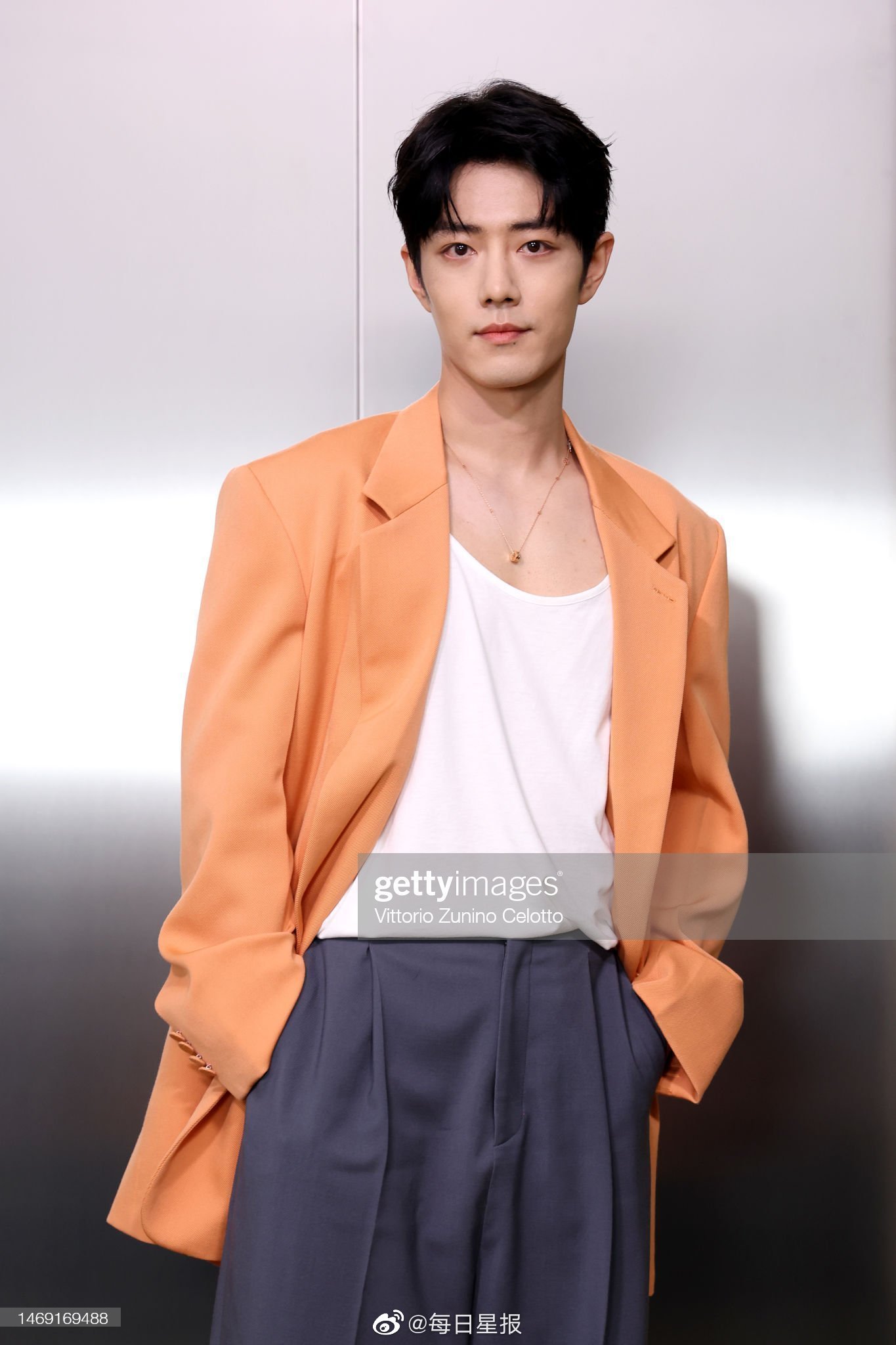 肖战gucci看秀外媒生图