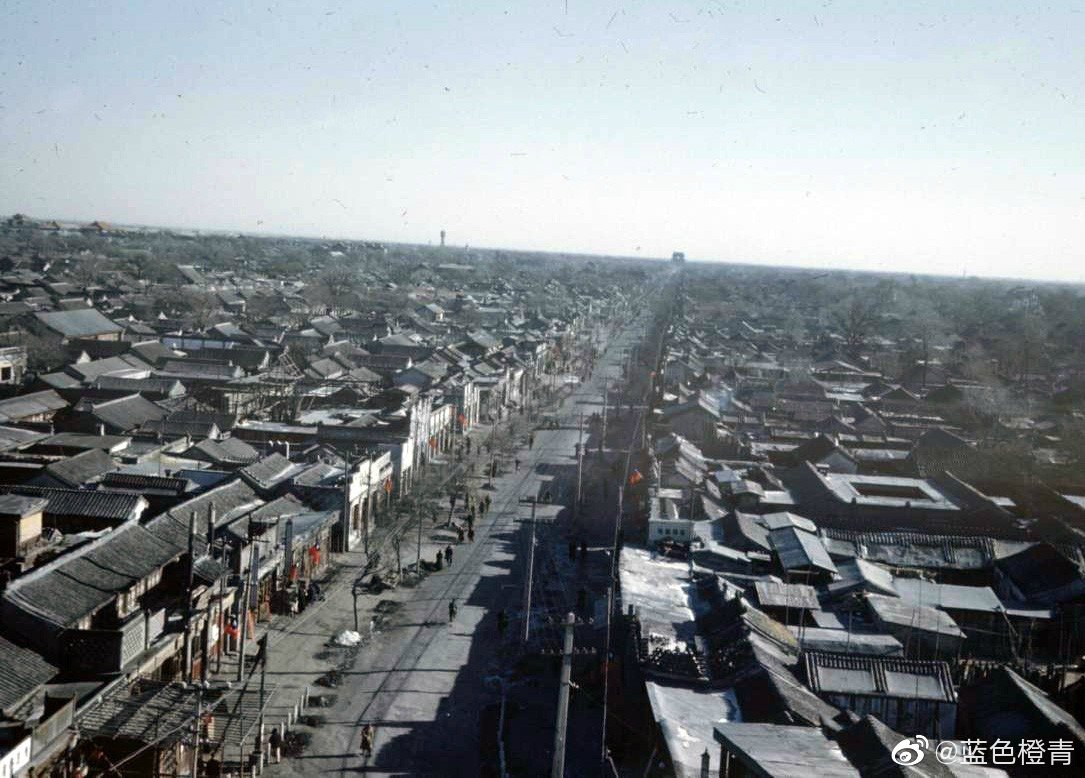 新中国成立前的北京,约1947年_高清图集_新浪网