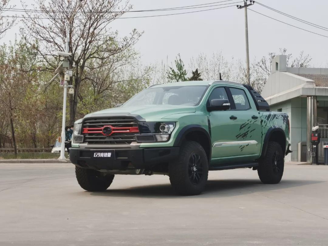 中国首款全尺寸皮卡大g车长近5米7配全路况高性能底盘