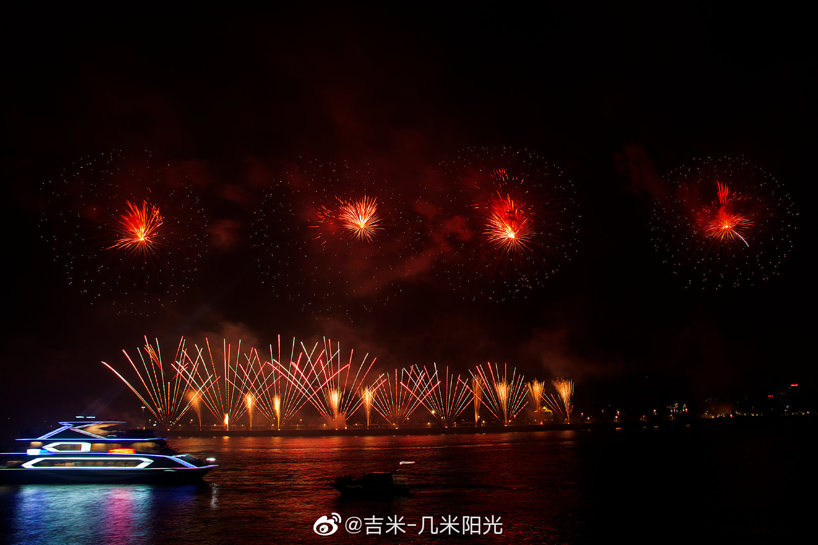 长沙橘子洲头烟花_高清图集_新浪网
