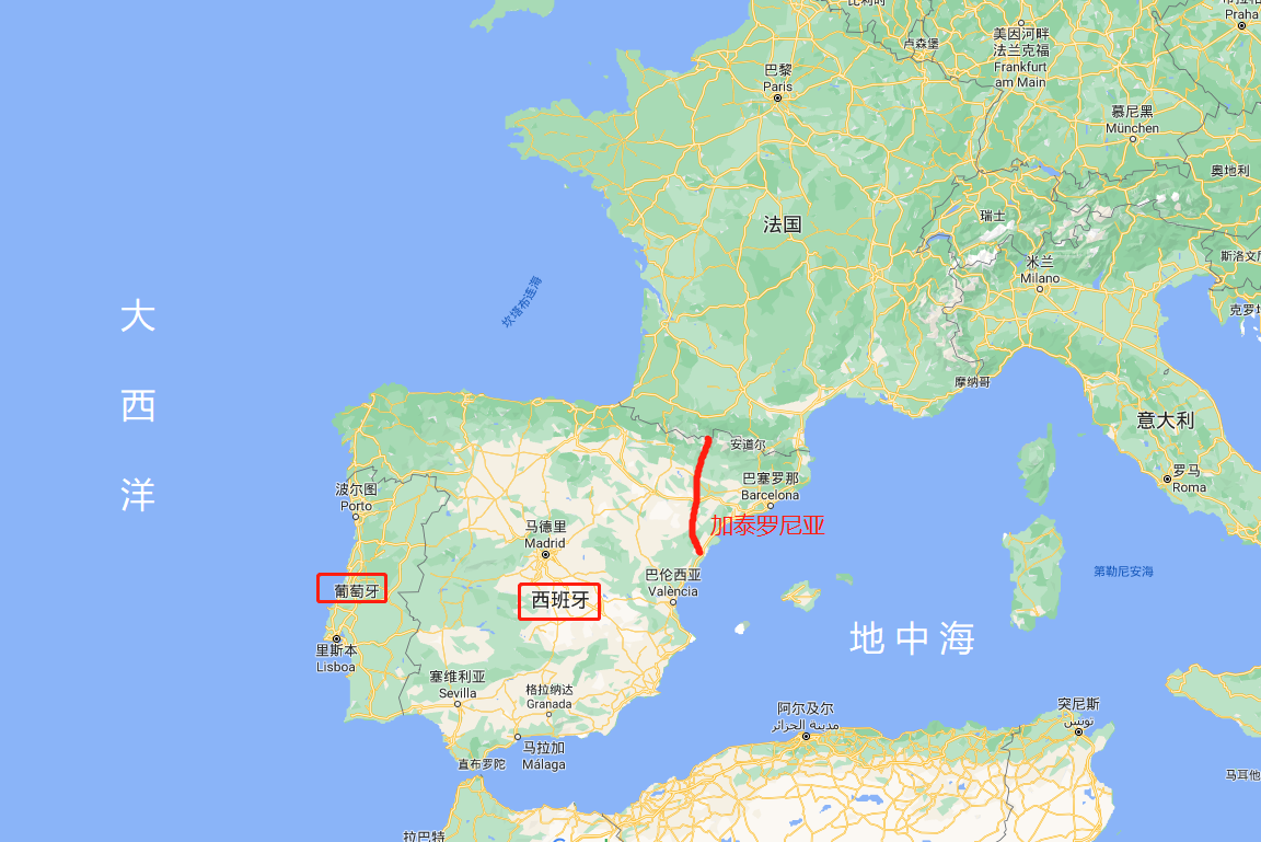 葡萄牙可以从西班牙独立,为什么加泰罗尼亚更强,却不能独立?