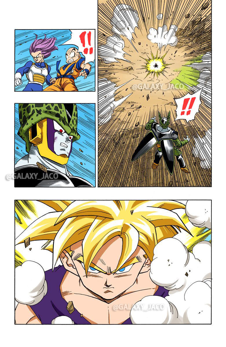 龙珠漫画全彩版沙鲁篇第70话超越悟空的战士