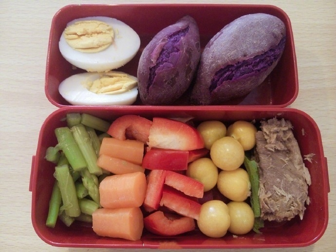 分享一组上班族减脂午餐便当.