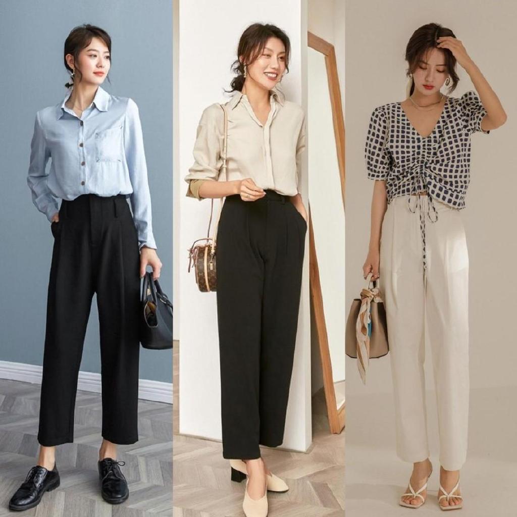 穿烟管裤,该如何搭配上衣?