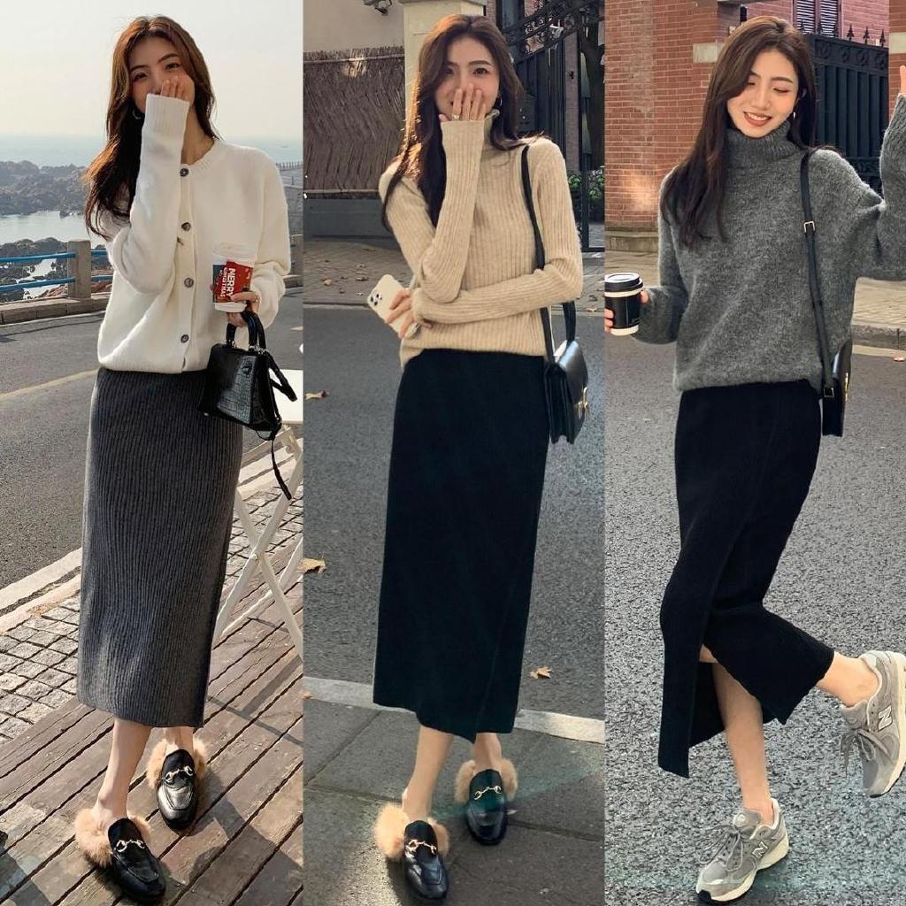 短上衣搭配这几条半身裙更高级显腿长
