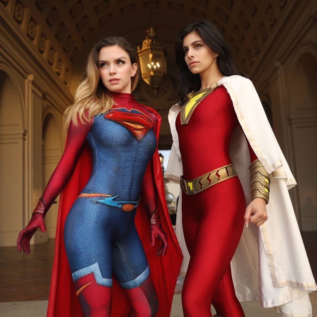 supergirl & 沙赞 cosby:sammyrubin & armoredheart