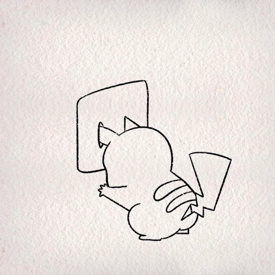 简笔画皮卡丘另附绘画教程