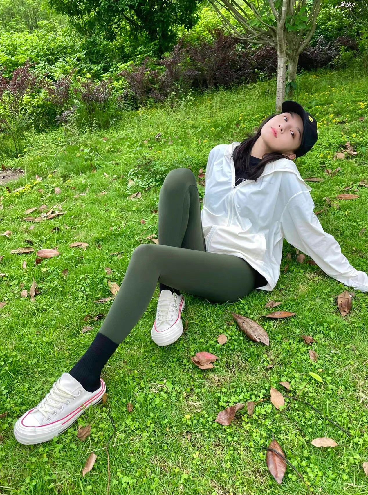 女明星日常瑜伽裤