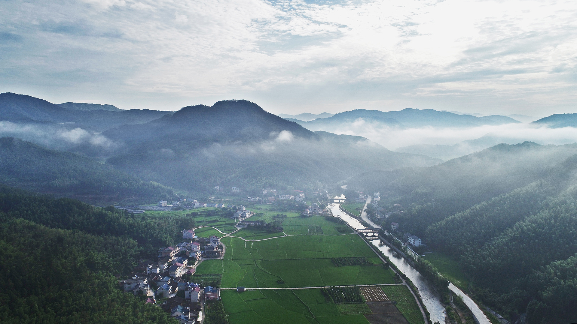 处暑已过,在素有"八山半水分半田"之说的福建省南平市浦城县,依然绿波