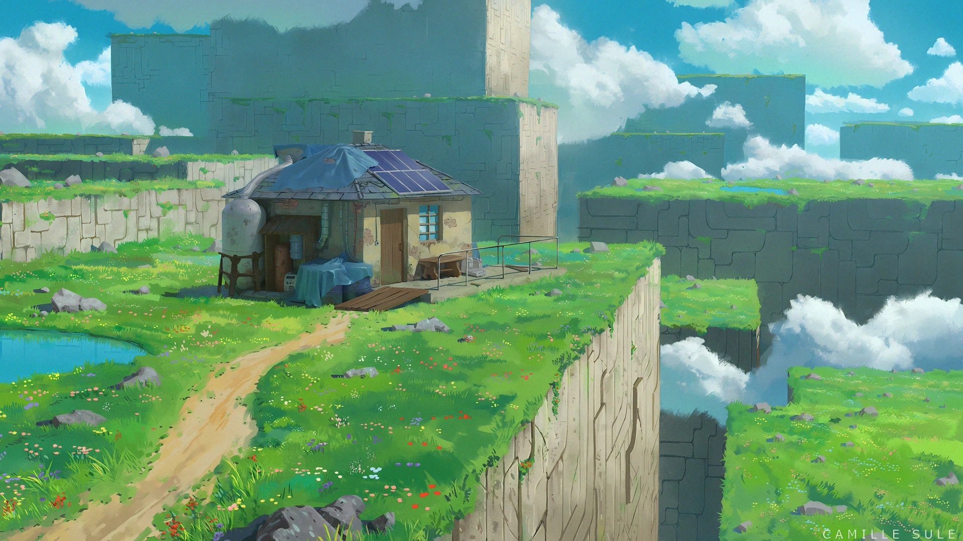 绿色系ipad电脑壁纸