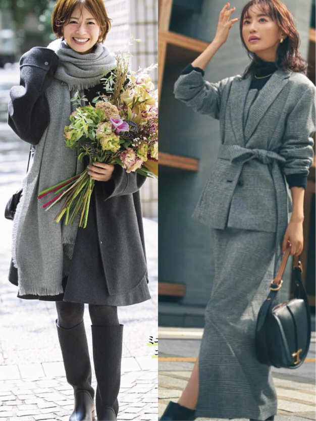 日本女人的穿搭示范get这些冬季搭配思路演绎出高级感