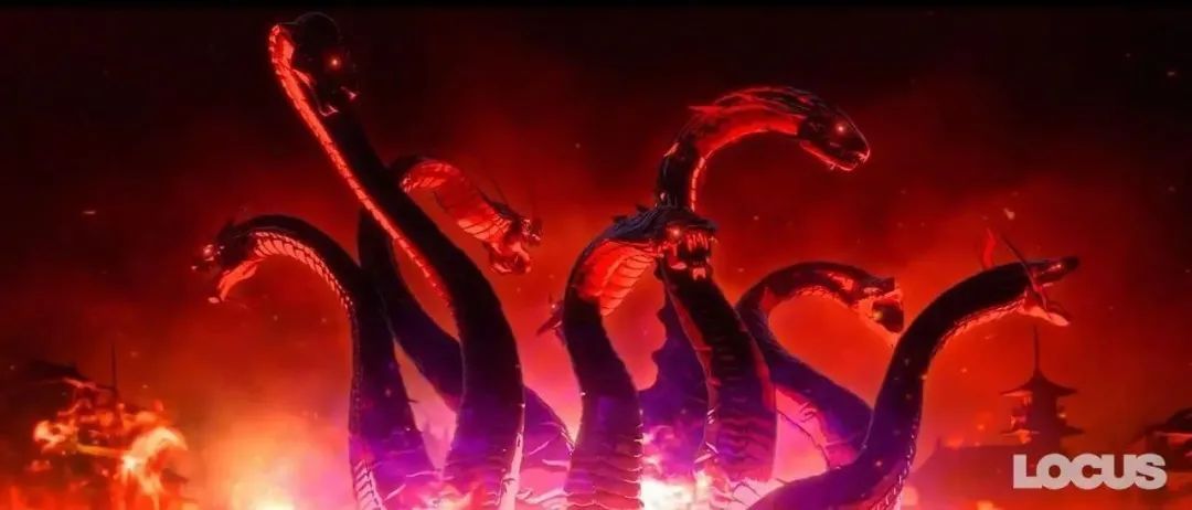 的改变——影片中出现的祸蛇原型应该是日本神话里的著名怪物八岐大蛇