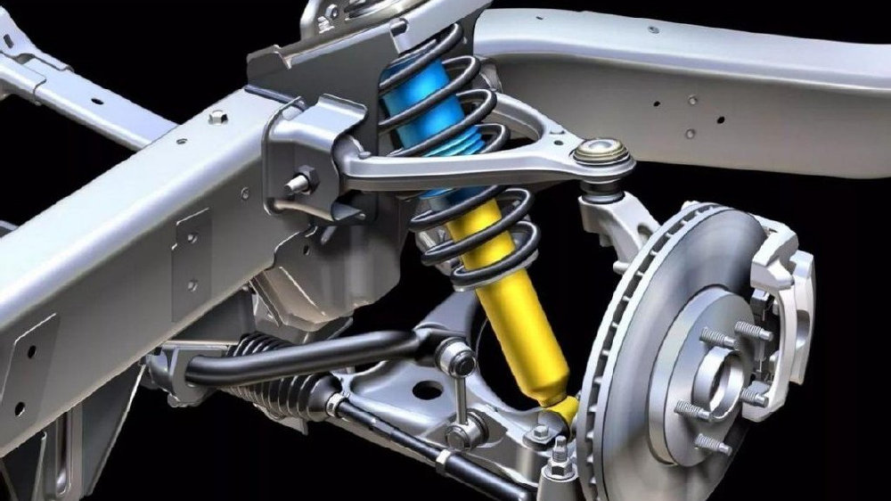 双叉臂结构悬挂用在前悬和后悬到底有什么差距？看完你就懂了！