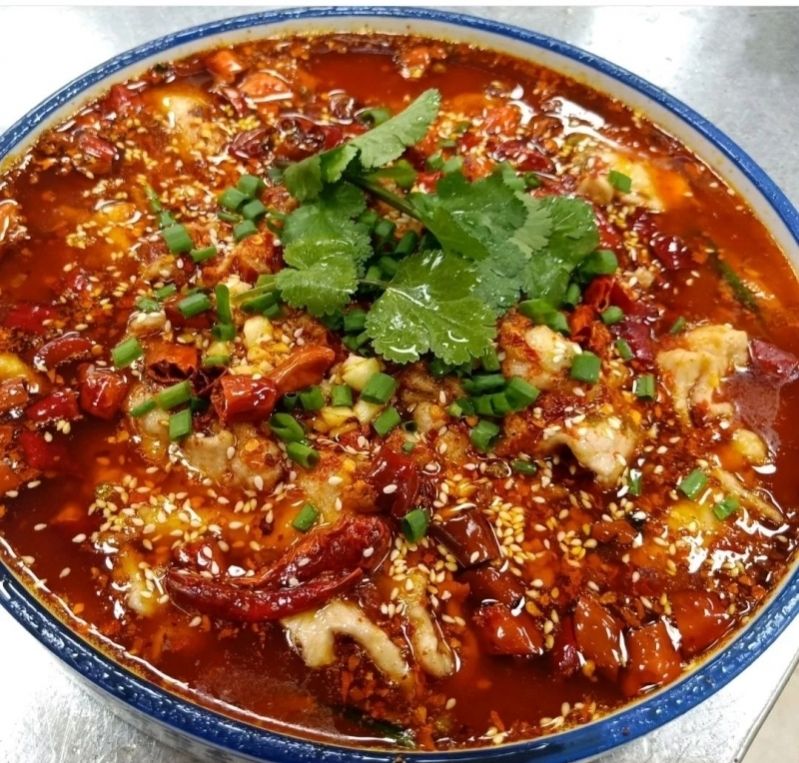 老公看到我做的水煮肉片居然流口水了