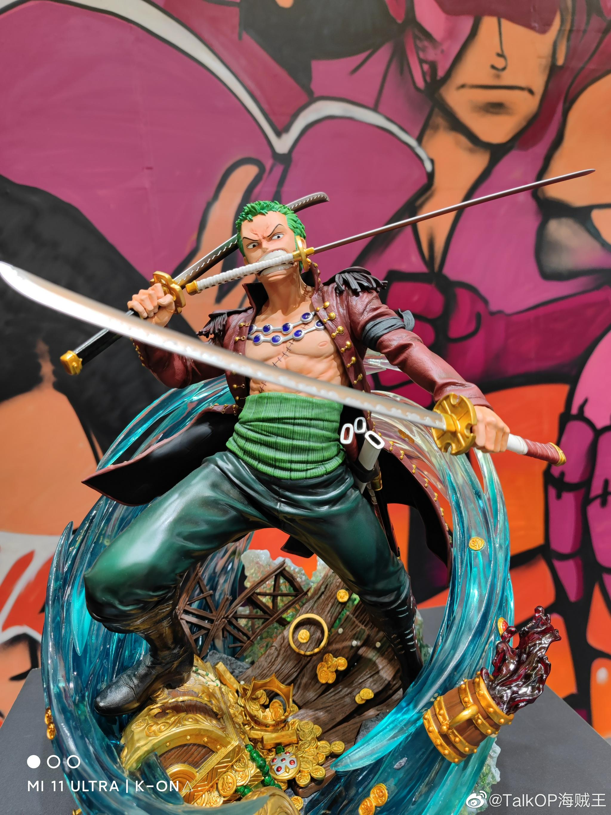 wf2021上海展出的海贼王雕像手办照片第二弹