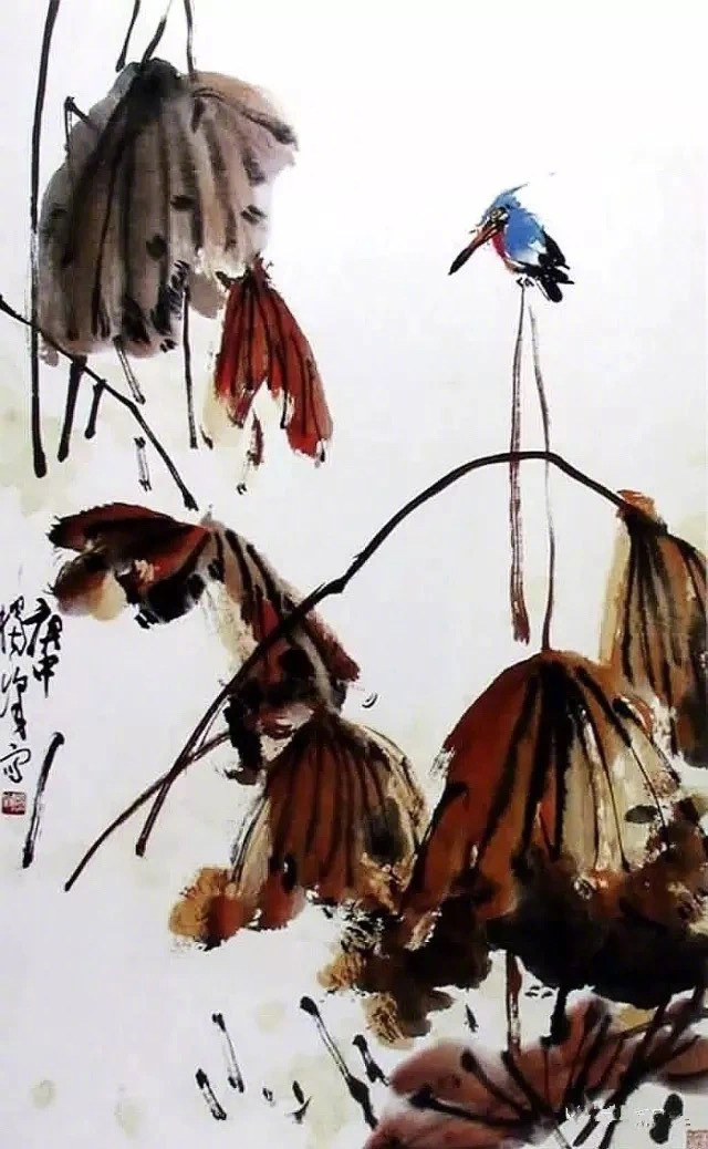 画者均爱荷花…秋阴不散霜飞晚,留得枯荷听雨声.——唐·李商隐 67