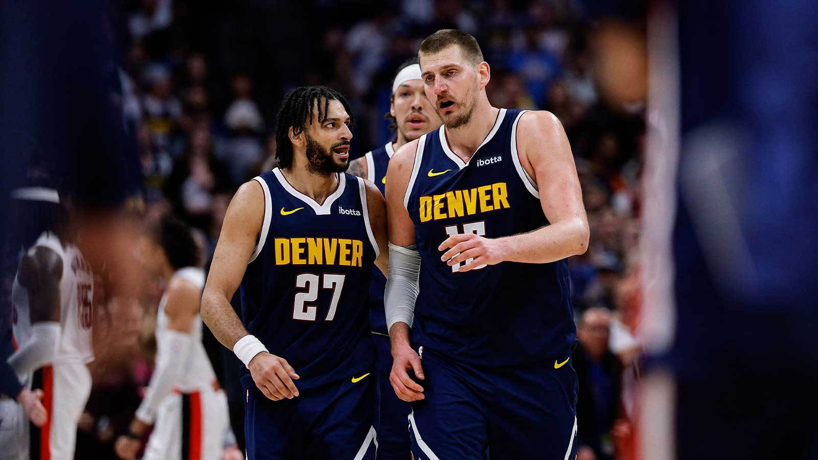 约基奇+穆雷联手缔造NBA历史！掘金大胜森林狼拿下季后赛开门红|乔丹-麦克劳林|明尼苏达森林狼队|体育赛事讨论|丹佛掘金队|NBA季后赛_新浪 ...