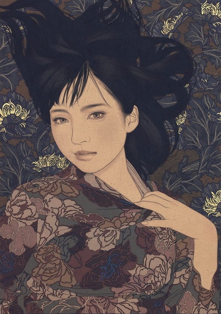 日本当代美人画领域的顶级画家:池永康晟(ikenaga yasunari)