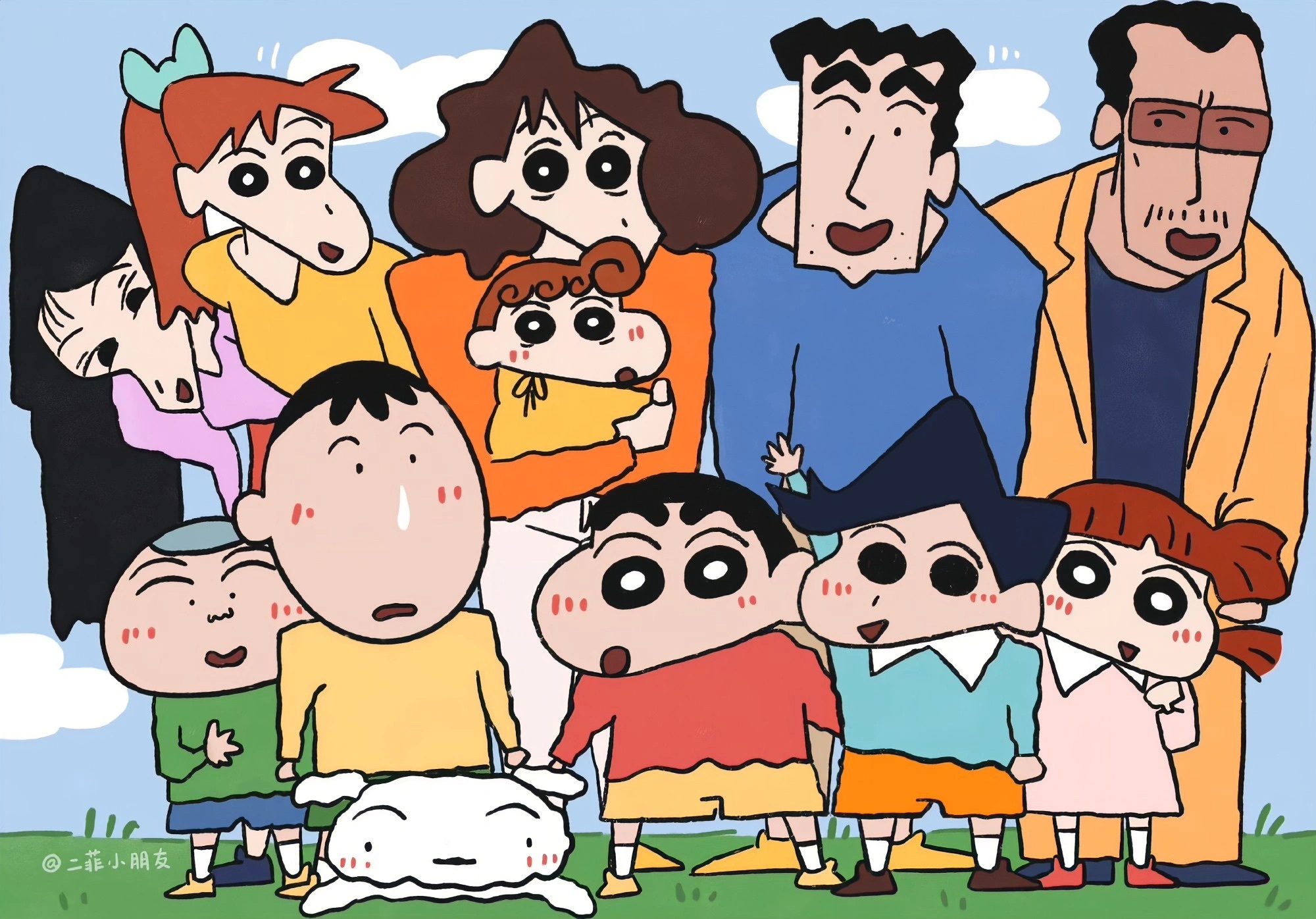 蜡笔小新ipad/电脑壁纸