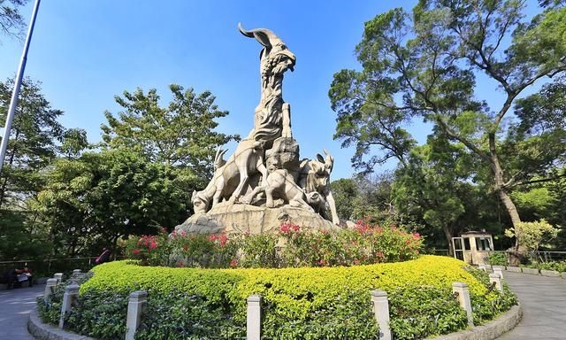 广州景点越秀公园自然风光优美品味历史