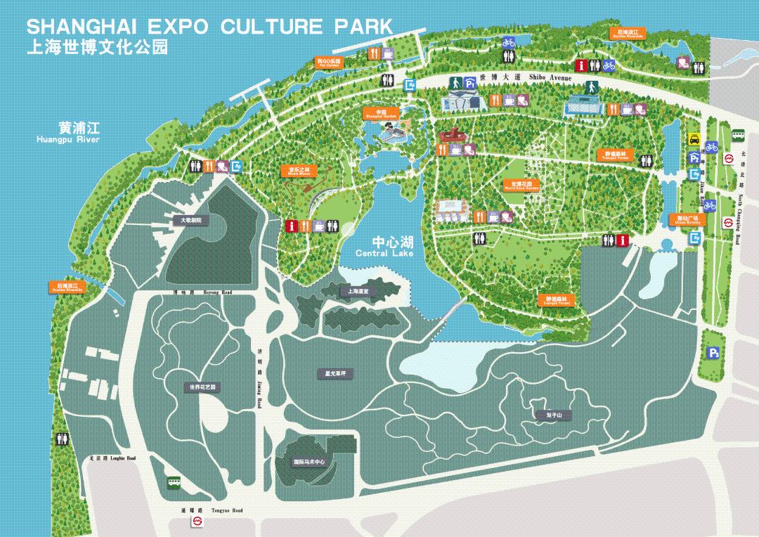 可以望江赏湖爬山的公园来啦上海世博文化公园北区月底开放