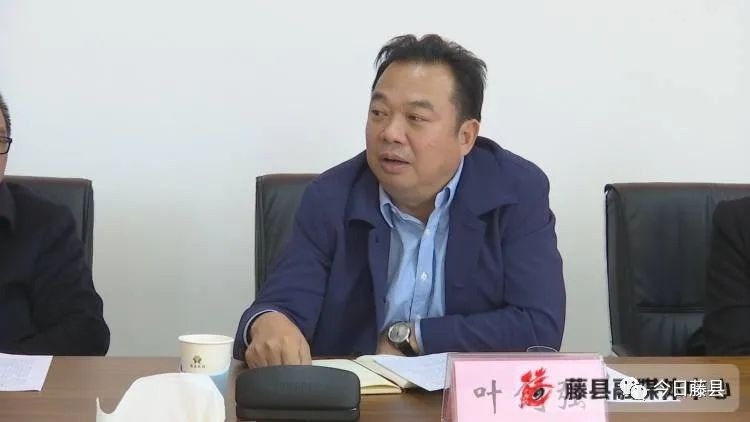 叶剑强率调研组到藤县调研指导工作