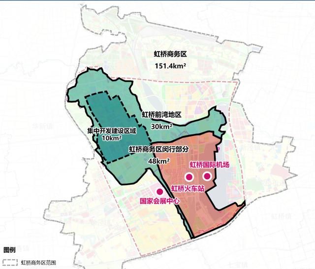 上海闵行区的华漕镇北部变身前湾,虽不如浦东前滩,但有虹桥高点