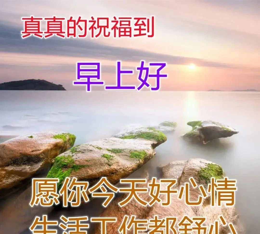 最新最漂亮的早安问候祝福语图片带字温馨早安问候语图片