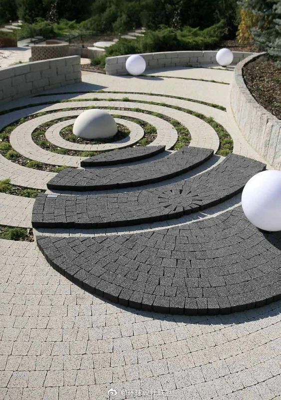 景观设计丨圆形造景