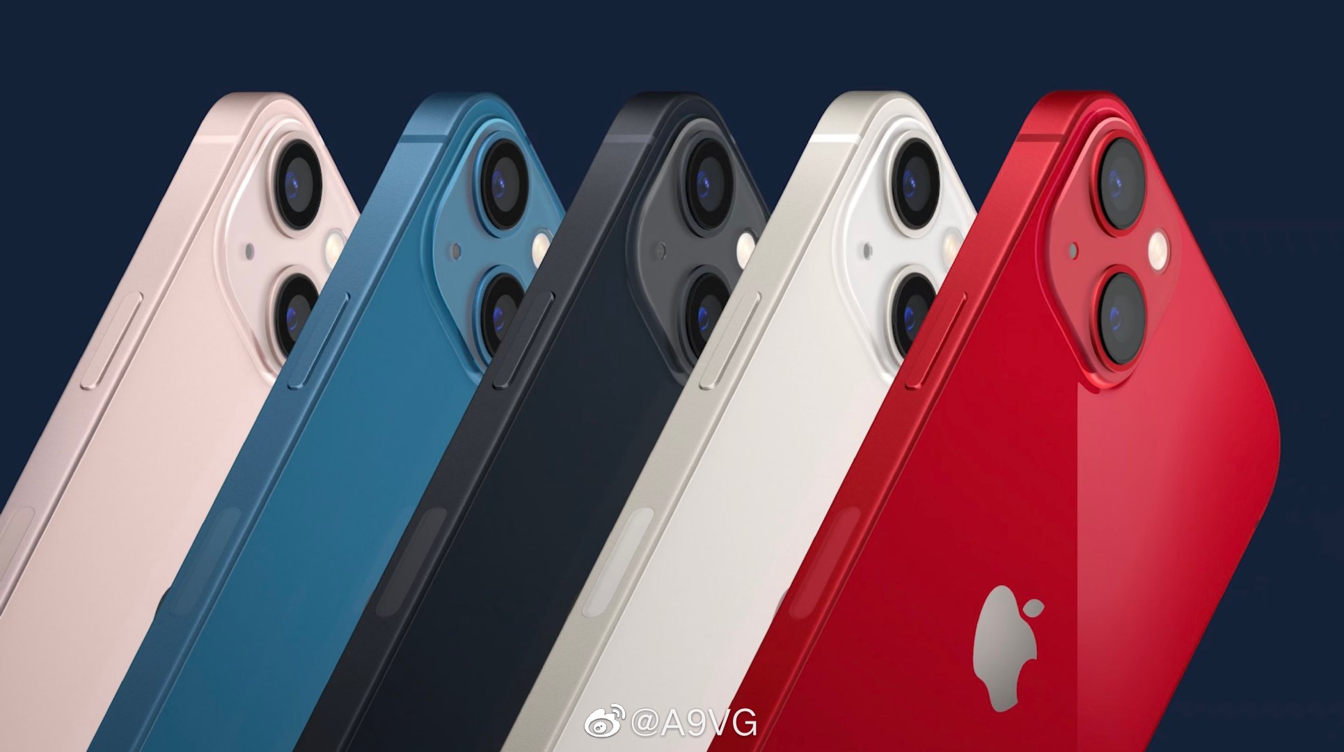 iphone13正式公开五种配色含min版本