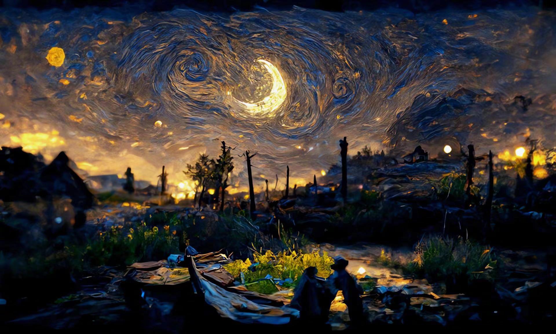 致ai梵高星空|梵高|星空_新浪新闻