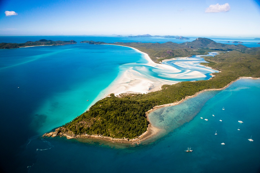 澳大利亚白天堂海滩whitehavenbeach