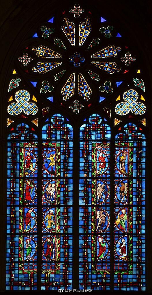 哥特式建筑丨玫瑰窗